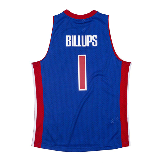 Men's Mitchell & Ness NBA Chauncey Billups Detroit Pistons 2003/04 Hardwood Classics Swingman Jersey - Blue