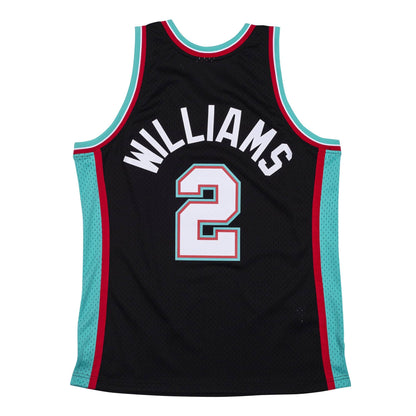 Men's Mitchell & Ness NBA Jason Williams Memphis Grizzlies 2001/02 Hardwood Classics Swingman Jersey - Black