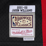 Men's Mitchell & Ness NBA Jason Williams Memphis Grizzlies 2001/02 Hardwood Classics Swingman Jersey - Black