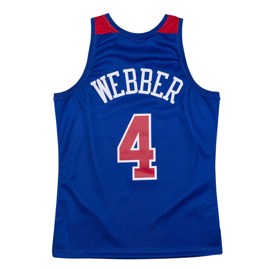 Mitchell & Ness NBA Swingman Washington Bullets Chris Webber 1996-97 - Blue/Red/White