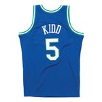 Mitchell & Ness Men's NBA Dallas Mavericks Jason Kidd  1994-95 Hardwood Classics Swingman Jersey - Blue