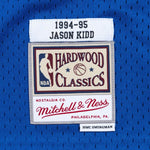 Mitchell & Ness Men's NBA Dallas Mavericks Jason Kidd  1994-95 Hardwood Classics Swingman Jersey - Blue
