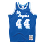 Men's Mitchell & Ness NBA Jerry West Los Angeles Lakers 1960/61 Hardwood Classics Swingman Jersey - Blue