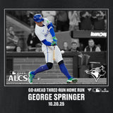 Fanatics MLB Toronto Blue Jays ALCS Go-Ahead Three-Run Home Run Springer Dinger T-Shirt - Charcoal