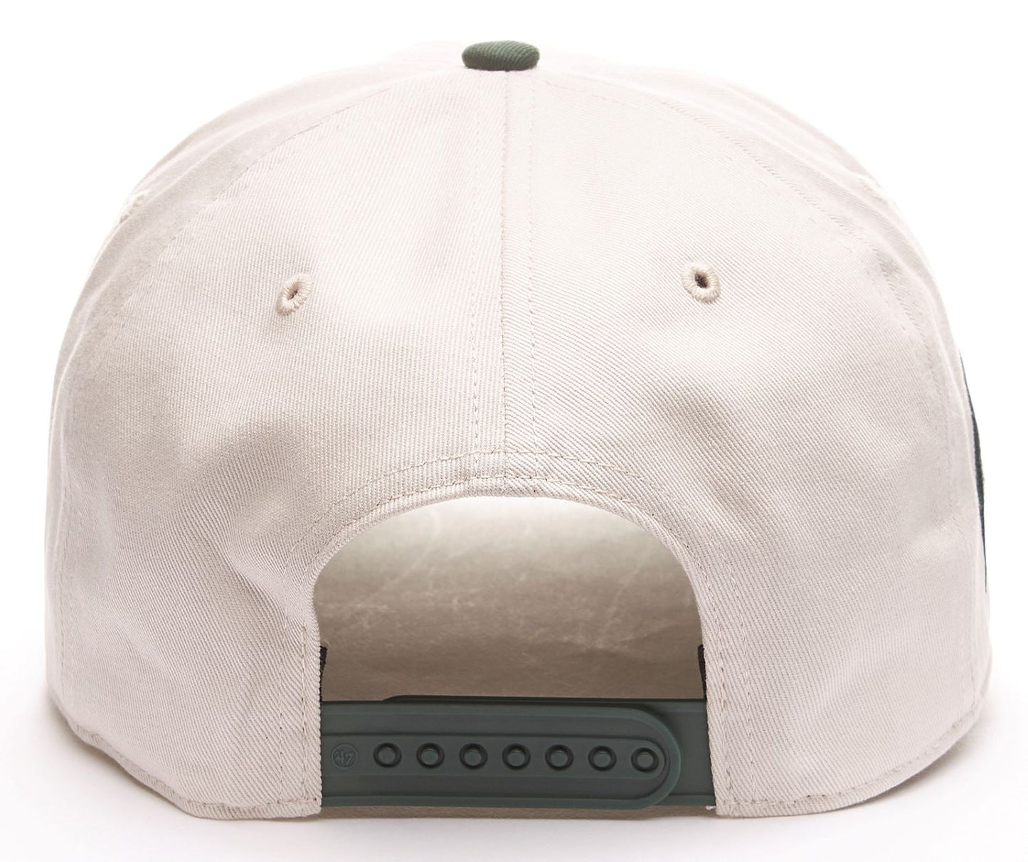 47 NCAA Hitch Michigan State Spartans Crosstown Script Rope Adjustable Snapback Hat - Cream/Green