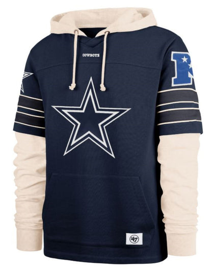 '47 NFL Dallas Cowboys Split Zone Cornerback Duo Lacer - Navy/White
