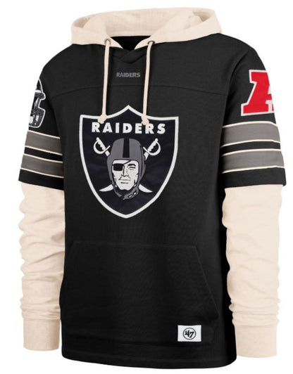 '47 NFL Las Vegas Raiders Split Zone Cornerback Duo Lacer - Black/White