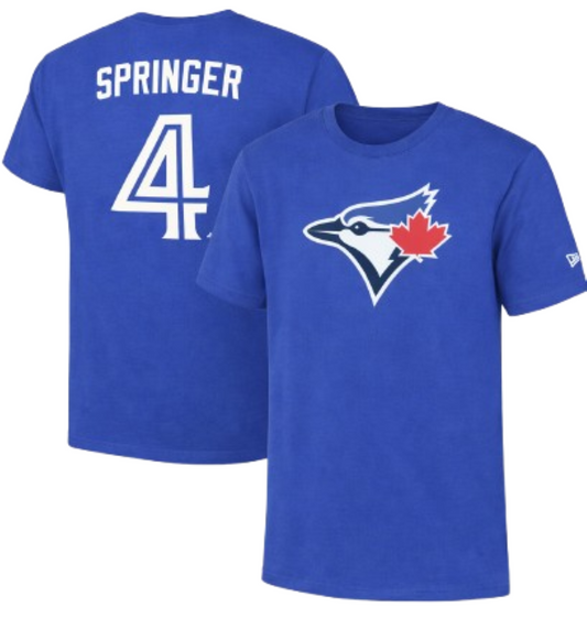 New Era MLB Toronto Blue Jays Player Names & Numbers T-Shirt - Royal Blue