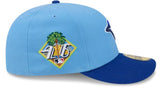 New Era 59FIFTY MLB Toronto Blue Jays Embroidered 2026 Spring Training Sidepatch Pre-Curved Visor Fitted Hat - Powder Blue/Royal Blue