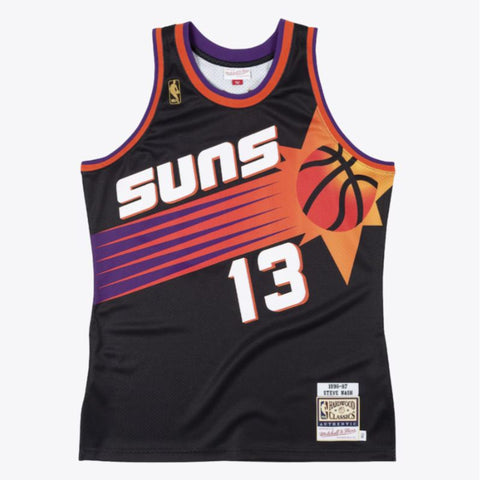 Mitchell & Ness Men's NBA Steve Nash Phoenix Suns 1996/97 AUTHENTIC Jersey - Black