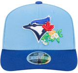 New Era MLB Toronto Blue Jays 2026 Spring Training Sidepatch 9SEVENTY Stretch-Snap Adjustable Hat - Powder Blue/Royal Blue