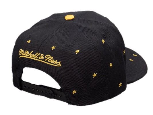 Mitchell & Ness NHL Toronto Maple Leafs Toronto 2024 All Star Starry Adjustable Snapback - Black/Gold All Star Logo