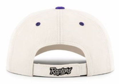 Toronto Raptors 47 Brand Sure Shot Two Tone MVP Adjustable Cap - White/Purple