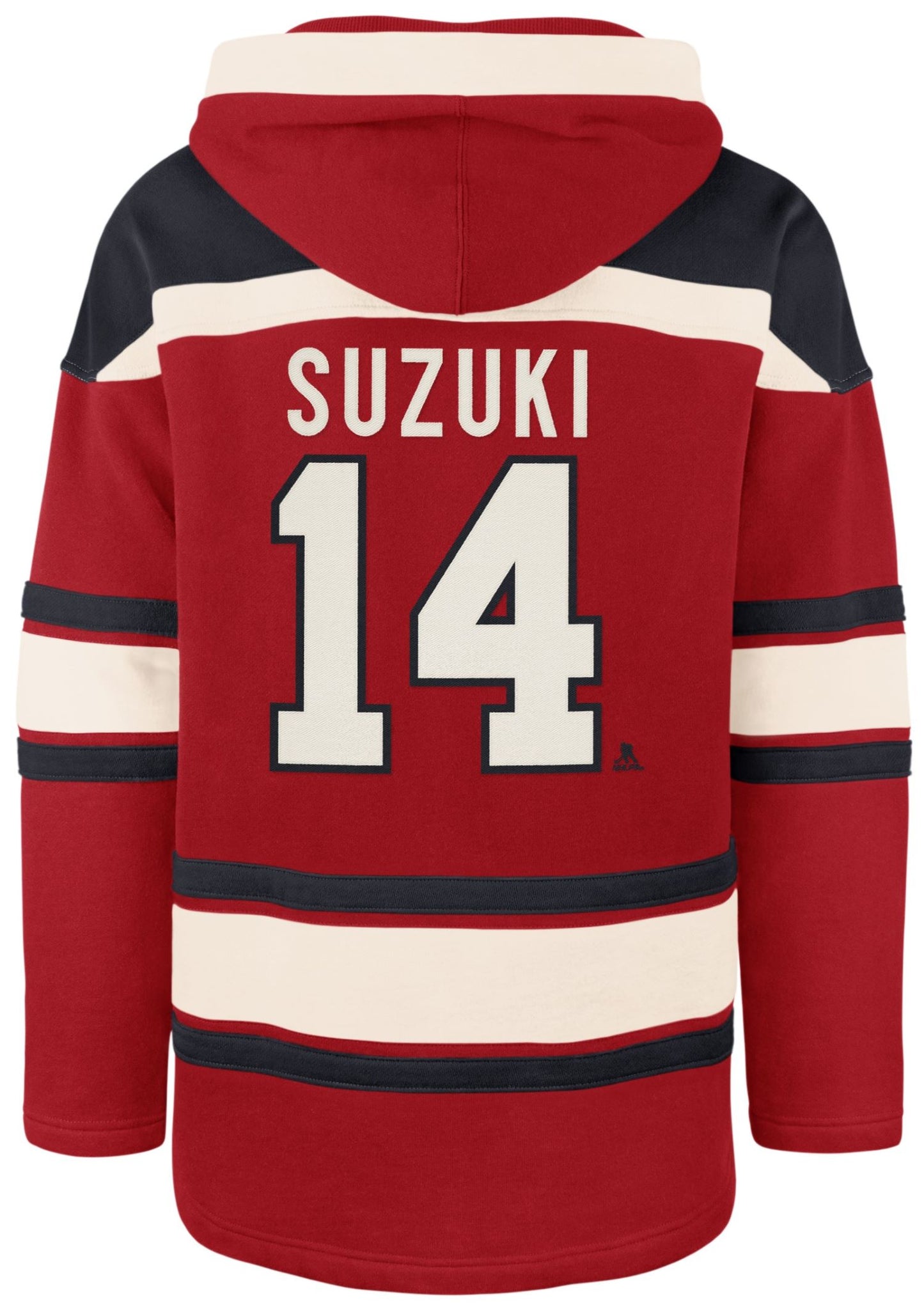 '47 NHL Montreal Canadiens Nick Suzuki Player Lacer Hoodie - Red