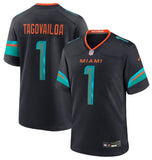 Nike NFL Miami Dolphins Tua Tagovailoa 2025 Rivalries Collection Game Jersey - Pitch Blue