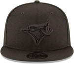 New Era MLB Toronto Blue Jays 9FIFTY Snapback Adjustable Hat – Black on Black