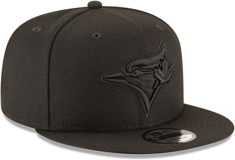 New Era MLB Toronto Blue Jays 9FIFTY Snapback Adjustable Hat – Black on Black