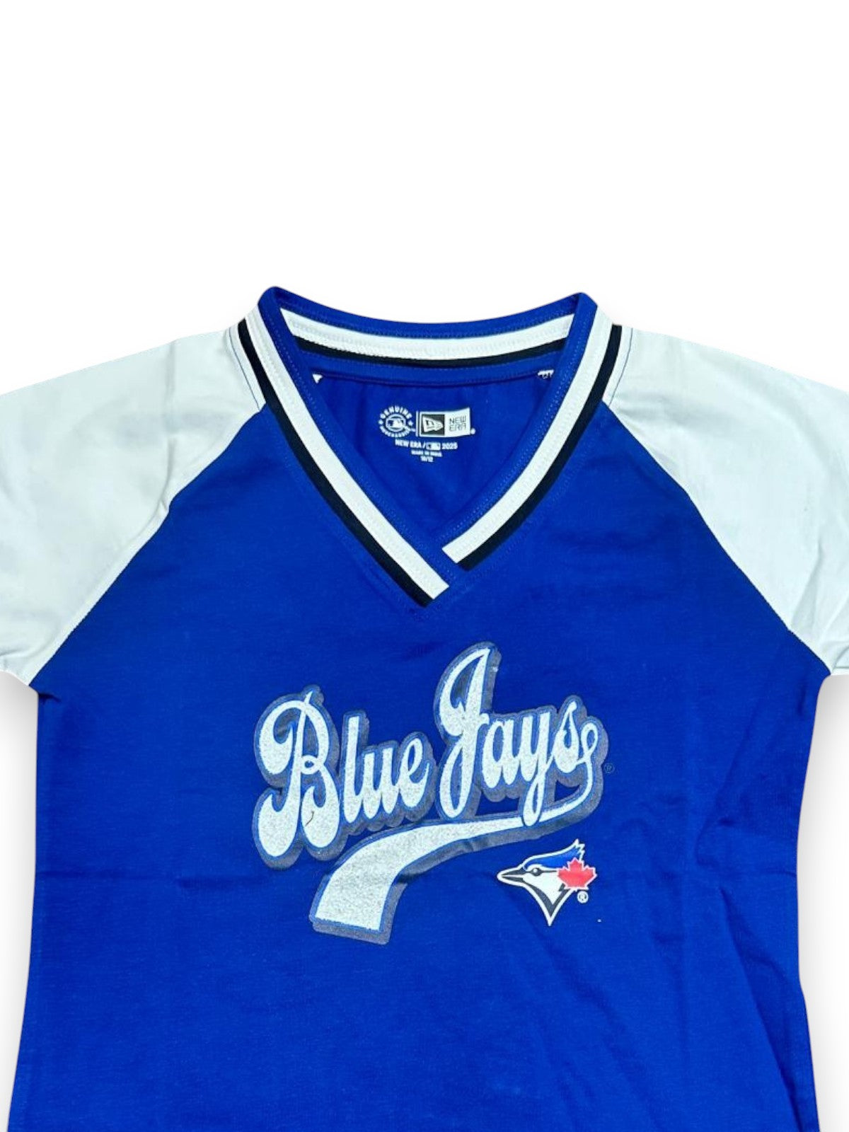 New Era MLB Toronto Blue Jays Girls T-shirt - Blue/White