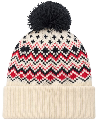 '47 Hockey Canada Women's Elsa Cuffed Knit Toque with Pom - Cream