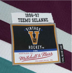 Mens Mitchell & Ness Teemu Selanne Anaheim Ducks Dark 1996 Jersey