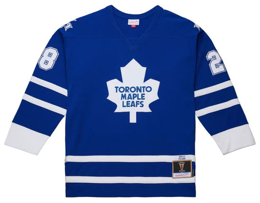 Mitchell & Ness NHL Toronto Maple Leafs Tie Domi #28 2000-01 Power Play Jersey - Blue