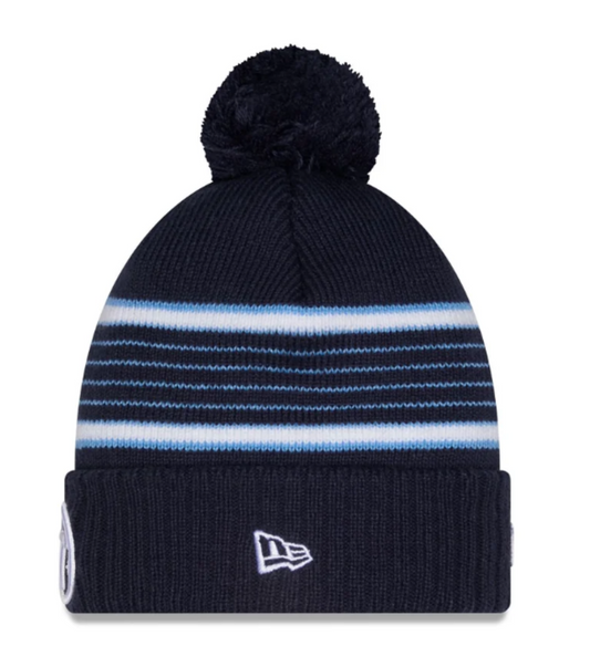 New Era NFL 2026 Rivalries Collection Cuff Knit Hat with Pom - Multiple Teams Available