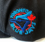 Mitchell & Ness MLB Toronto Blue Jays Triple Play Original Fit Adjustable Snapback Hat - Black
