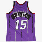 Mitchell & Ness Men's NBA Vince Carter Toronto Raptors 1998/99 AUTHENTIC Jersey - Purple