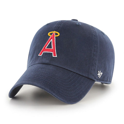 Los Angeles Angels Cooperstown '47 MLB Navy Clean Up Adjustable Cap
