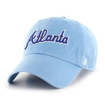 Atlanta Braves Cooperstown Script '47 MLB Powder Blue Clean Up Adjustable Cap