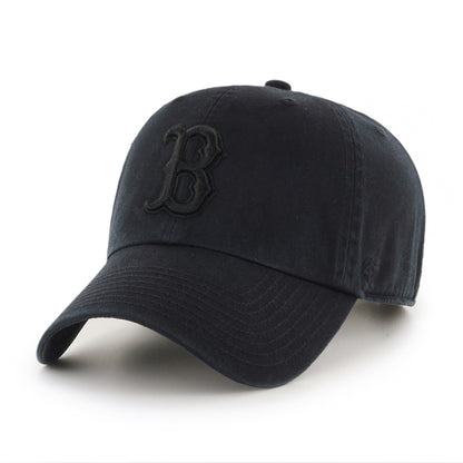 Boston Red Sox '47 MLB Black-Black Clean Up Adjustable Cap