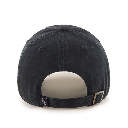 Colorado Rockies '47 MLB Black Clean Up Adjustable Cap