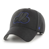 Montreal Expos '47 Cooperstown Black Blue MVP Hat | Adjustable