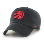 Toronto Raptors '47 NBA Black Red Clean Up Adjustable Cap