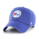 Philadelphia 76ers '47 NBA Vintage Blue Clean Up Adjustable Cap