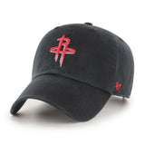 '47 Clean Up NBA Houston Rockets Adjustable Cap - Black