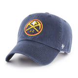 Denver Nuggets '47 NBA Navy Blue Clean Up Adjustable Cap