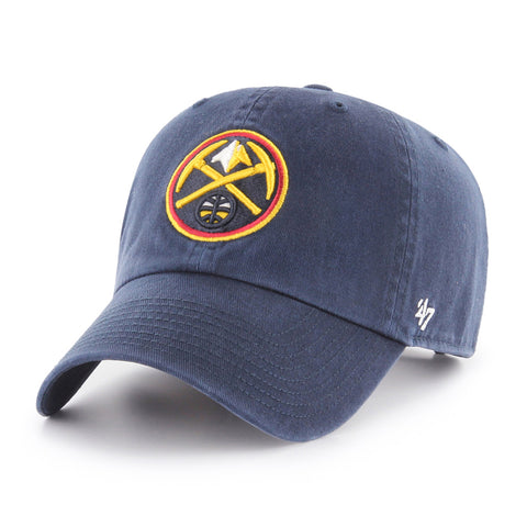 Denver Nuggets '47 NBA Navy Blue Clean Up Adjustable Cap