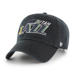 Utah Jazz '47 NBA Black Clean Up Adjustable Cap
