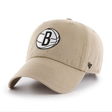 Brooklyn Nets '47 NBA Khaki Clean Up Adjustable Cap