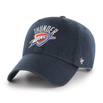 Oklahoma City Thunder '47 NBA Navy Clean Up Adjustable Cap