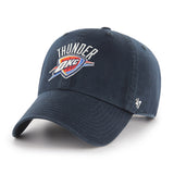 Oklahoma City Thunder '47 NBA Navy Clean Up Adjustable Cap