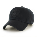 Las Vegas Raiders '47 Brand Black on Black Cleanup Adjustable Hat