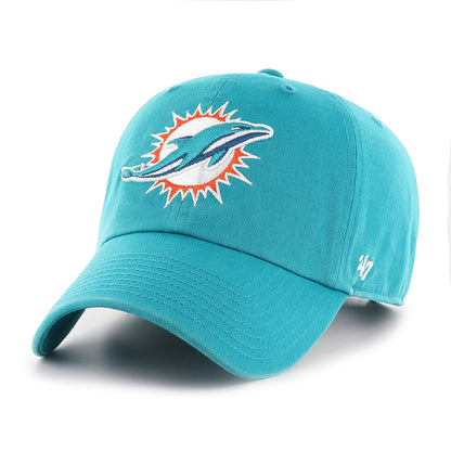 Miami Dolphins '47 Brand Teal Cleanup Adjustable Hat