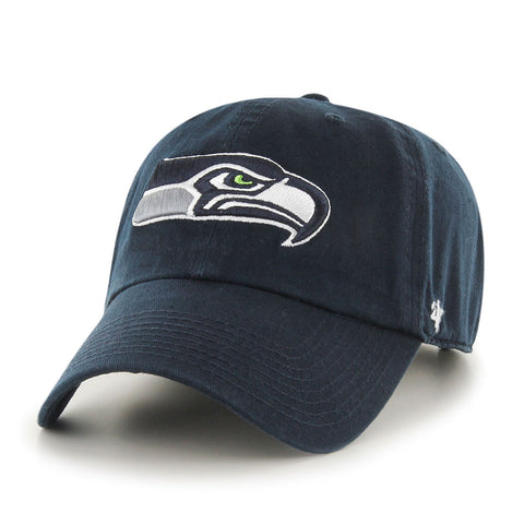 Seattle Seahawks '47 Brand Navy Cleanup Adjustable Hat