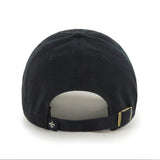 New Orleans Saints NFL '47 Brand Black Cleanup Adjustable Hat