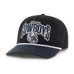 '47 NFL Dallas Cowboys Palmero Hitch RF Adjustable Snapback Hat - Black / Navy