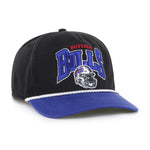 '47 NFL Buffalo Bills Palmero Hitch RF Adjustable Snapback Hat - Black / Blue