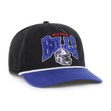 '47 NFL Buffalo Bills Palmero Hitch RF Adjustable Snapback Hat - Black / Blue