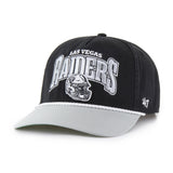 '47 NFL Las Vegas Raiders Palmero Hitch RF Adjustable Snapback Hat - Black / Grey